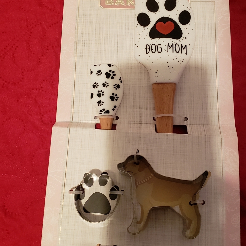 Dog Mom Spatulas and Cookie cutters